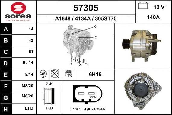 EAI 57305 - Alternateur cwaw.fr