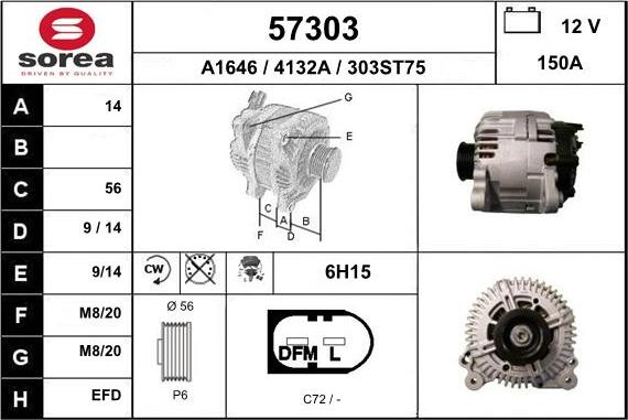 EAI 57303 - Alternateur cwaw.fr