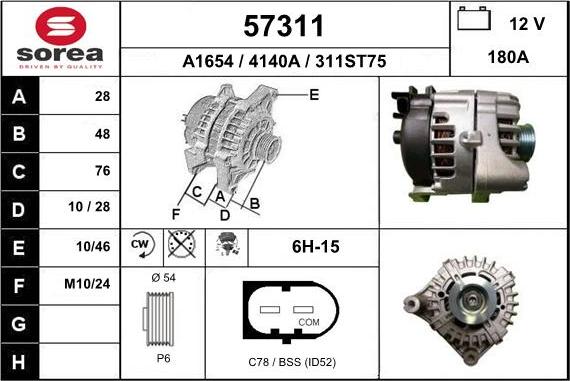 EAI 57311 - Alternateur cwaw.fr