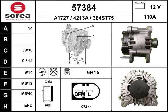 EAI 57384 - Alternateur cwaw.fr