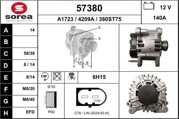 EAI 57380 - Alternateur cwaw.fr