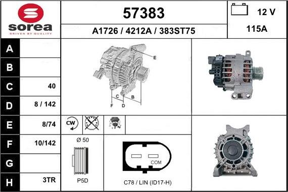 EAI 57383 - Alternateur cwaw.fr