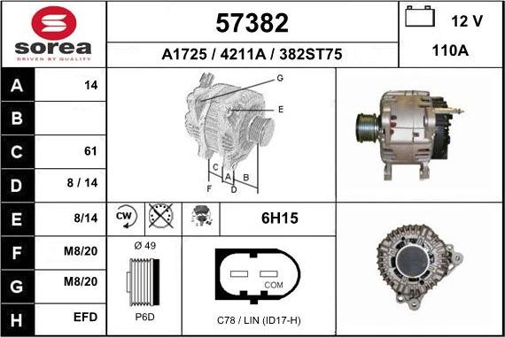 EAI 57382 - Alternateur cwaw.fr