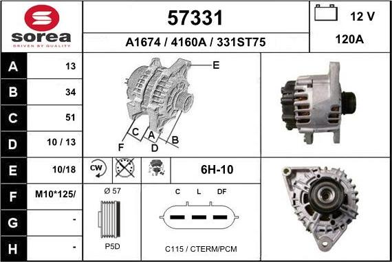 EAI 57331 - Alternateur cwaw.fr