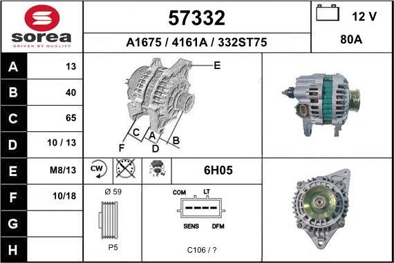 EAI 57332 - Alternateur cwaw.fr