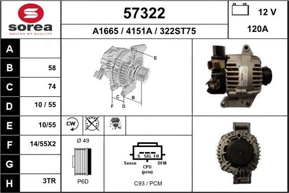 EAI 57322 - Alternateur cwaw.fr