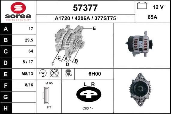 EAI 57377 - Alternateur cwaw.fr