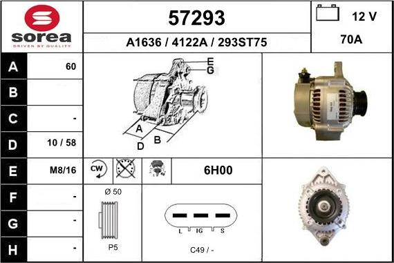 EAI 57293 - Alternateur cwaw.fr