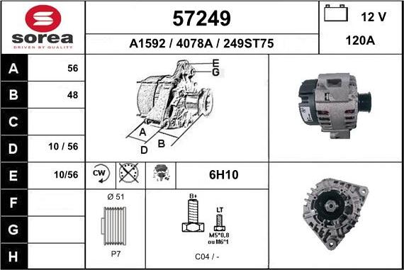 EAI 57249 - Alternateur cwaw.fr