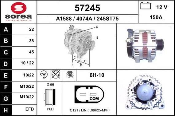 EAI 57245 - Alternateur cwaw.fr