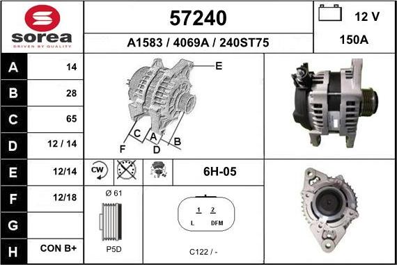 EAI 57240 - Alternateur cwaw.fr