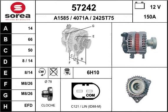 EAI 57242 - Alternateur cwaw.fr