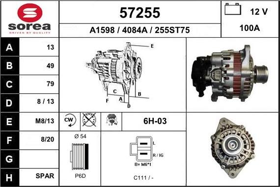 EAI 57255 - Alternateur cwaw.fr