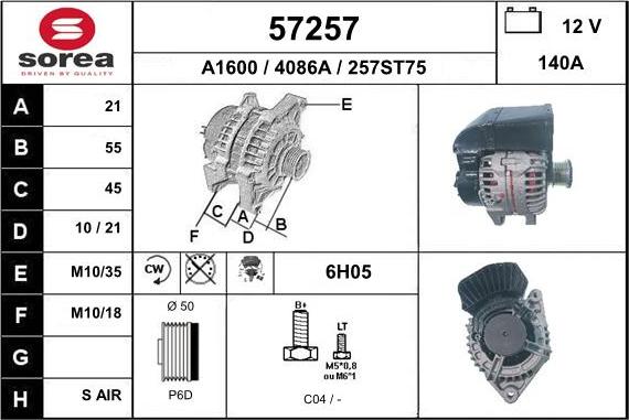 EAI 57257 - Alternateur cwaw.fr