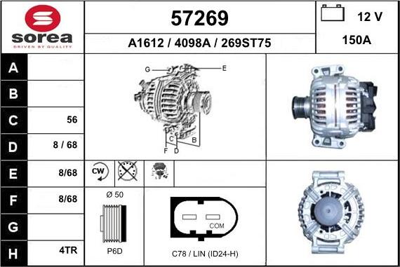 EAI 57269 - Alternateur cwaw.fr