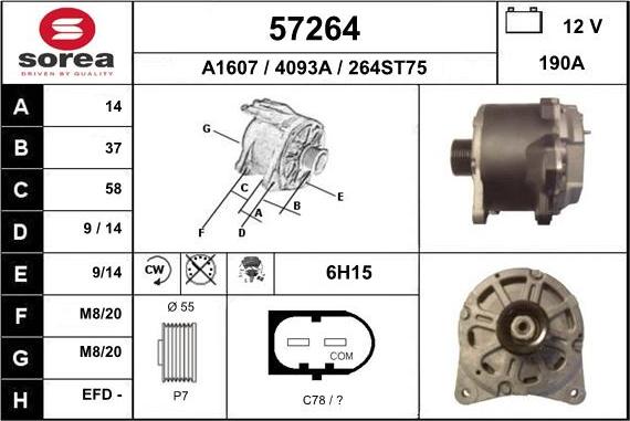 EAI 57264 - Alternateur cwaw.fr