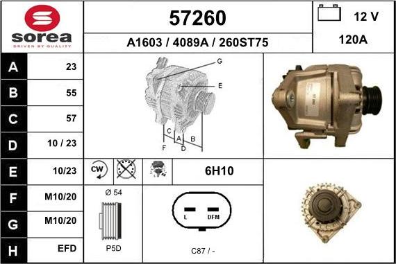 EAI 57260 - Alternateur cwaw.fr