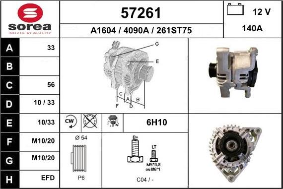 EAI 57261 - Alternateur cwaw.fr