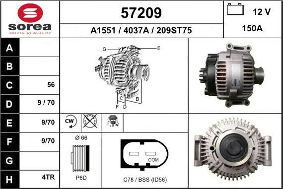 EAI 57209 - Alternateur cwaw.fr