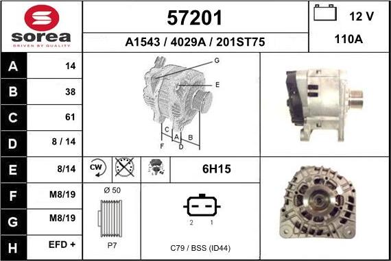 EAI 57201 - Alternateur cwaw.fr