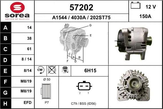 EAI 57202 - Alternateur cwaw.fr