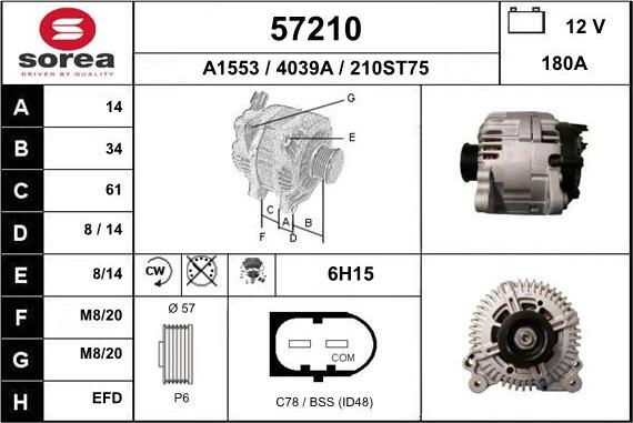 EAI 57210 - Alternateur cwaw.fr