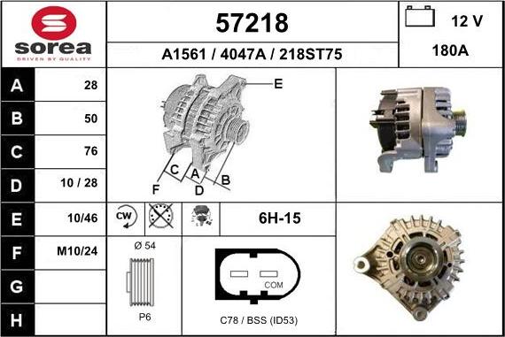 EAI 57218 - Alternateur cwaw.fr