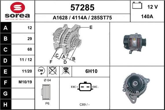 EAI 57285 - Alternateur cwaw.fr