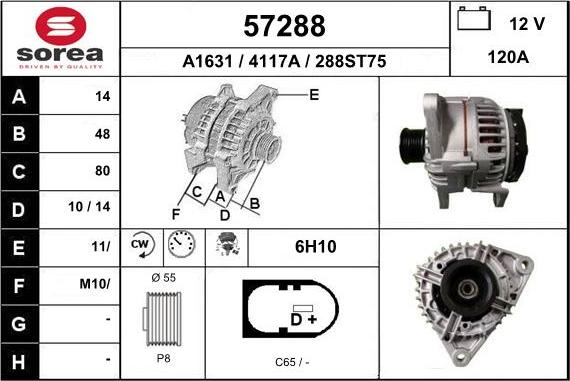 EAI 57288 - Alternateur cwaw.fr