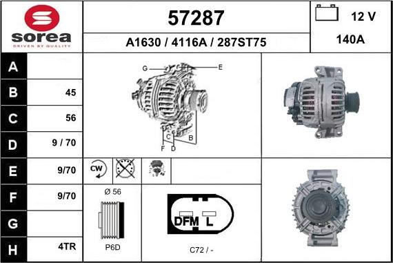 EAI 57287 - Alternateur cwaw.fr