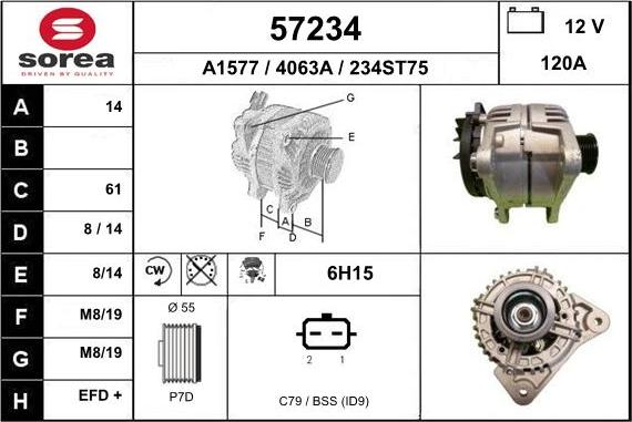 EAI 57234 - Alternateur cwaw.fr