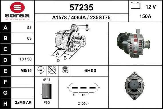 EAI 57235 - Alternateur cwaw.fr