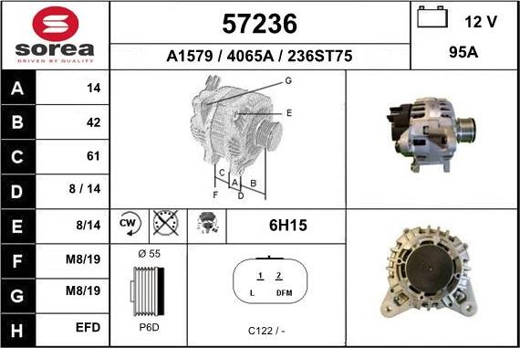 EAI 57236 - Alternateur cwaw.fr