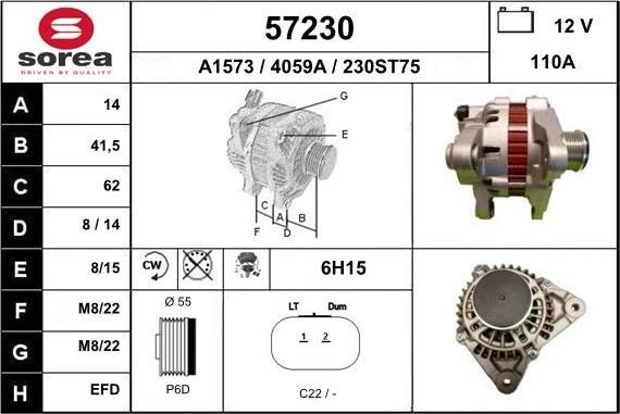 EAI 57230 - Alternateur cwaw.fr