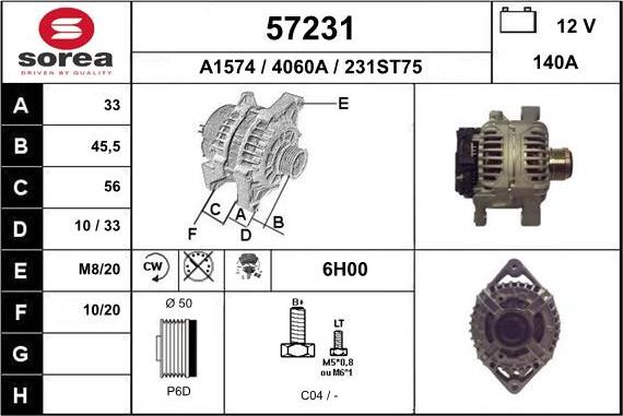 EAI 57231 - Alternateur cwaw.fr