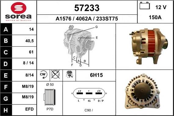 EAI 57233 - Alternateur cwaw.fr