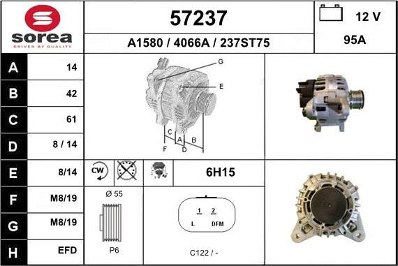 EAI 57237 - Alternateur cwaw.fr