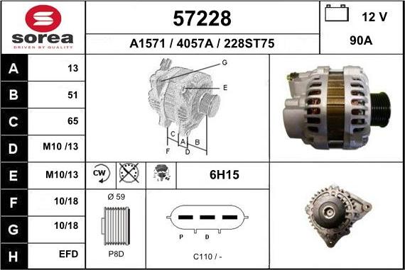 EAI 57228 - Alternateur cwaw.fr