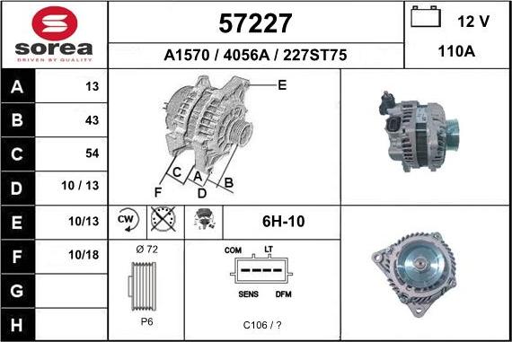 EAI 57227 - Alternateur cwaw.fr