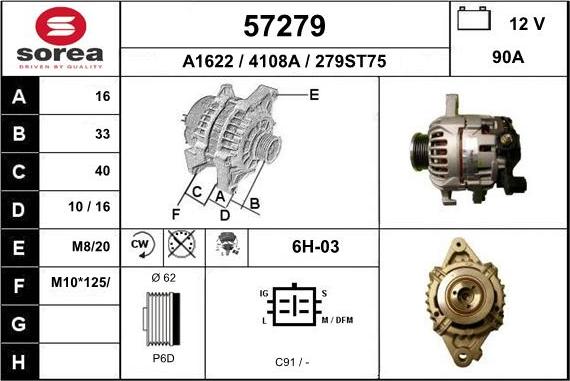 EAI 57279 - Alternateur cwaw.fr