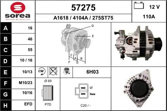 EAI 57275 - Alternateur cwaw.fr