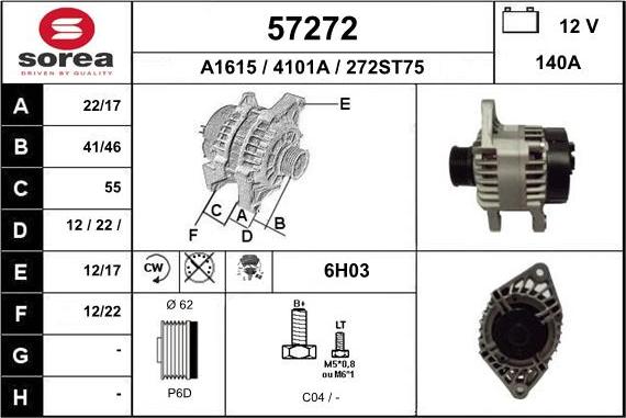 EAI 57272 - Alternateur cwaw.fr