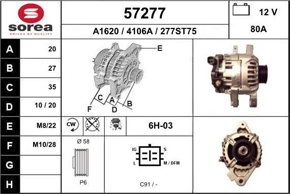 EAI 57277 - Alternateur cwaw.fr