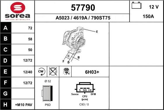 EAI 57790 - Alternateur cwaw.fr