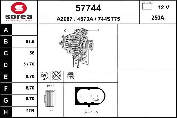 EAI 57744 - Alternateur cwaw.fr