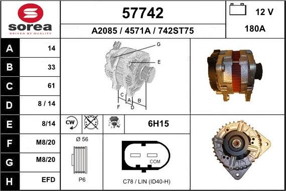 EAI 57742 - Alternateur cwaw.fr