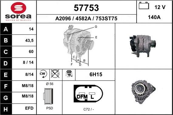 EAI 57753 - Alternateur cwaw.fr