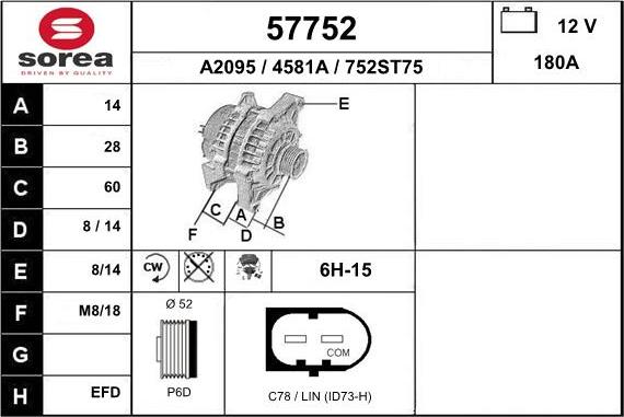 EAI 57752 - Alternateur cwaw.fr