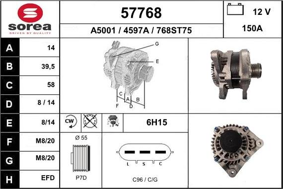 EAI 57768 - Alternateur cwaw.fr