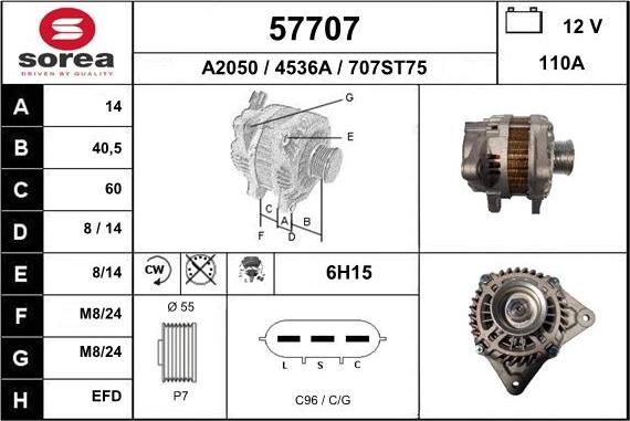 EAI 57707 - Alternateur cwaw.fr